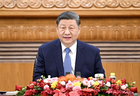 習近平會見國際工商界代表